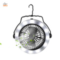 Camping Lantern Camping Fan Light Portable Lightweight LED Tent Light with Ceiling Fan and Hook, USB Powered or Battery Operated